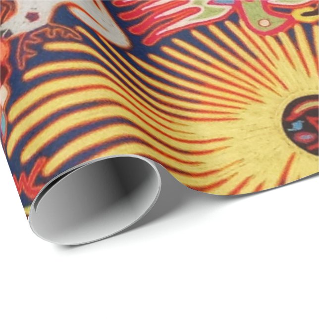 Papel De Regalo Viaje tribal maya mexicano de Boho del arte de (Esquina del rollo)