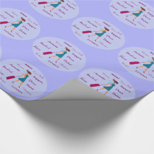 Papel De Regalo Viajero del Mundo