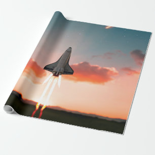 Papel De Regalo Viajes espaciales