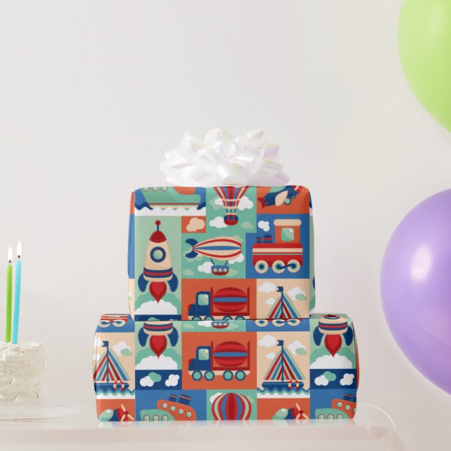 Papel De Regalo Viajes para niños (Regalos de fiesta)