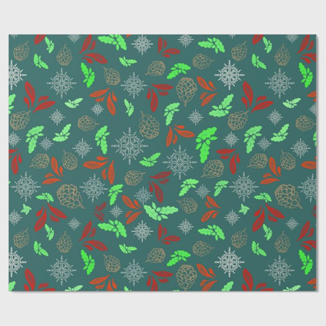 Papel De Regalo Vibes de Navidades rusos (Superficie plana)