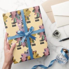 Papel De Regalo Vibrant Cut Bunny & Easter Eggs  Wrapping Paper