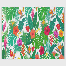 Papel De Regalo Vibrant Hawaiian Summer Gift Wrap