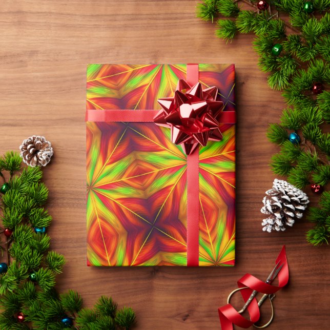 Papel De Regalo Vibrant Wrapping Paper (Regalo de vacaciones)