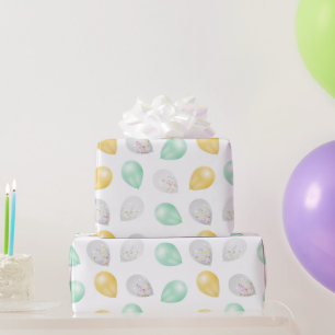 Papel De Regalo Vibrante ajuste de regalo de globos 3D