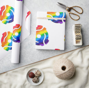 Papel De Regalo Vibrante de adaptador de registro de 45 RPM de plá