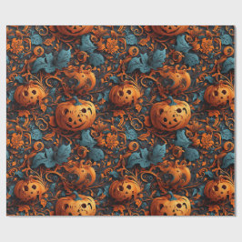 Papel De Regalo Vibrante temática de Halloween