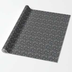 Papel De Regalo Vibrante y Purpurinoso brillante estilo