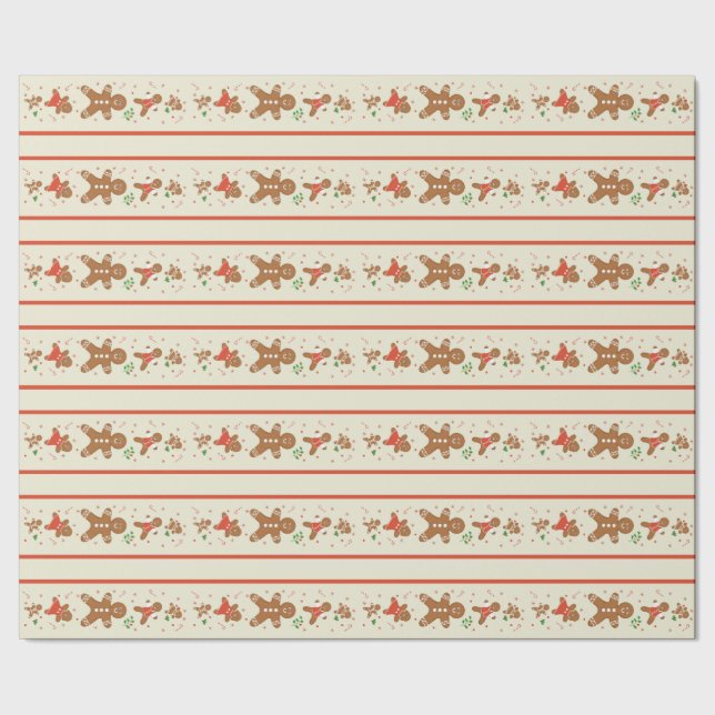 Papel De Regalo Vickie’s Gingerbread Parade-Cream (Costura)