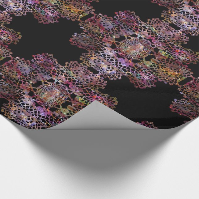 Papel De Regalo Victorian elegante festivo aristocrático (Esquina)