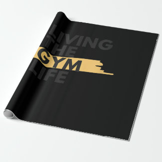 Papel De Regalo Vida del gimnasio vivo de Lifestyle