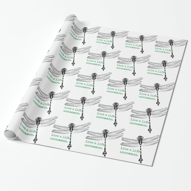 Papel De Regalo Vida Poco Frecuente (Desenrollado)