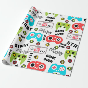Papel De Regalo Videojuego retro
