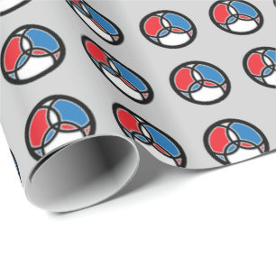 Papel De Regalo Vidrio de color Trinidad Pez Jesús - RWB