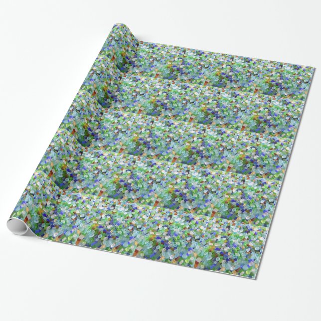 Papel De Regalo Vidrio del mar (Desenrollado)