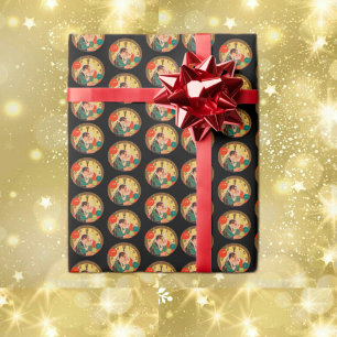 Papel De Regalo Vieja pareja de Año Nuevo