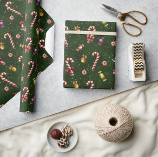 Papel De Regalo Viejos Navidades de moda Candy