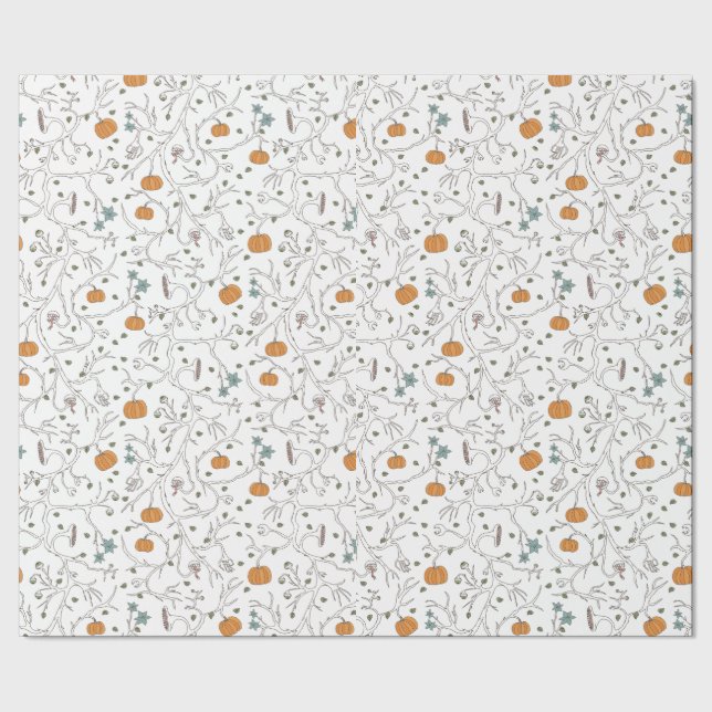 Papel De Regalo Vigne effrayante pour Halloween (Costura)