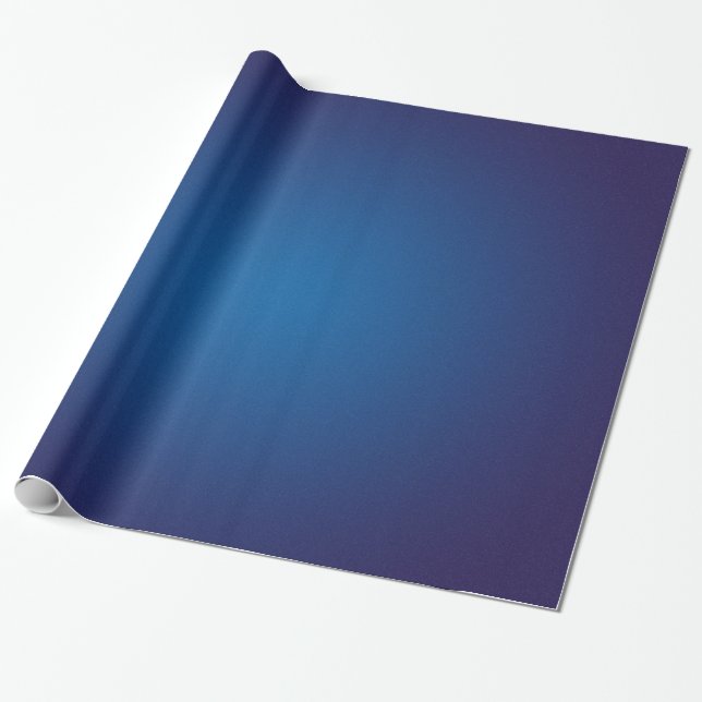 Papel De Regalo Vigneta azul profundo granulada genial (Desenrollado)