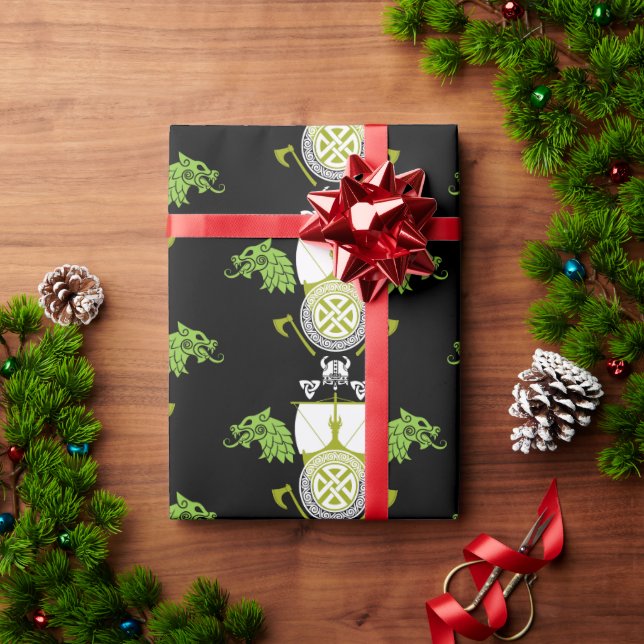 Papel De Regalo Viking Norsemen (Regalo de vacaciones)