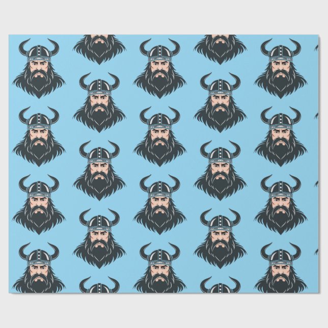 Papel De Regalo viking warrior (Superficie plana)