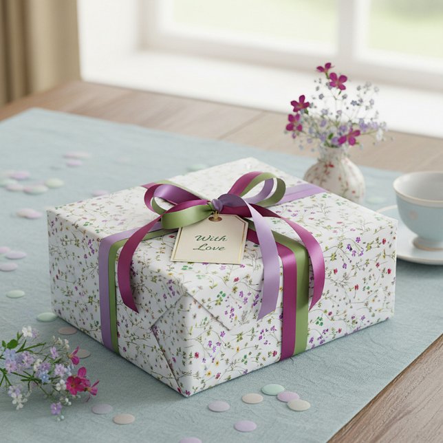 Papel De Regalo Viña floral (Subido por el creador)