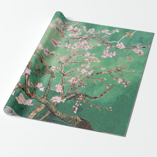Papel De Regalo Vincent Van Gogh Almond Blossoms (Desenrollado)