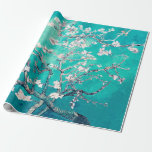 Papel De Regalo Vincent Van Gogh Almond Flores Turquoise<br><div class="desc">Regalos turquesa de flores de almendras para fiestas de boda, Baby Shower o Fiesta de primavera: Celebre sus ocasiones especiales con la belleza encantadora de los floreros de almendras de Vincent Van Gogh. Nuestros Regalos Turquoise Almond Blossoms son el lugar perfecto para apreciar su fiesta nupcial, la ducha de bebé...</div>