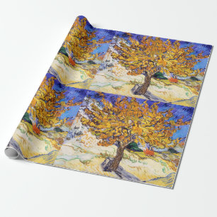 Papel De Regalo Vincent Van Gogh Árbol Morera Arte Fino