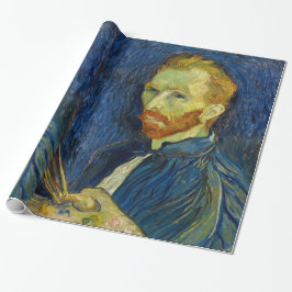 Papel De Regalo Vincent Van Gogh Autoretrato Con Paleta