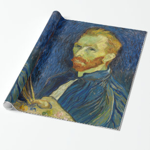 Papel De Regalo Vincent Van Gogh Autoretrato Con Paleta