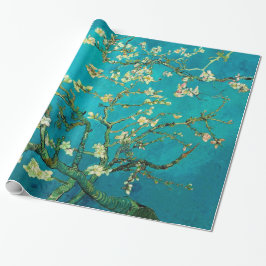Papel De Regalo Vincent Van Gogh Blossoming Almond Tree Floral Art