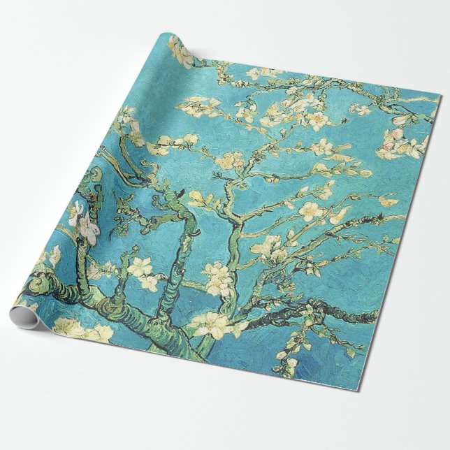 Papel De Regalo Vincent van Gogh Blossomong Almond Tree (Desenrollado)