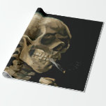 Papel De Regalo Vincent van Gogh - Calavera con cigarrillo en llam<br><div class="desc">Cabeza de un Skeleton con un cigarrillo en llamas / Calavera con cigarrillo en llamas / Crane de squelette fumant une cigarrillo - Vincent van Gogh,  1885</div>