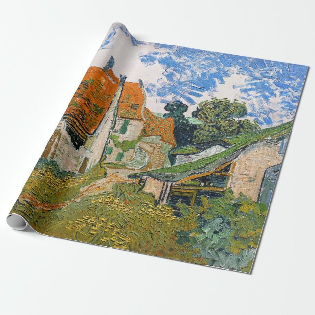 Papel De Regalo Vincent van Gogh - Calle de Auvers-sur-Oise (Desenrollado)