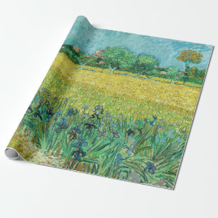 Papel De Regalo Vincent van Gogh - Campo con lirios cerca de Arlés