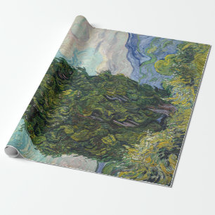 Papel De Regalo Vincent van Gogh - Cipreses