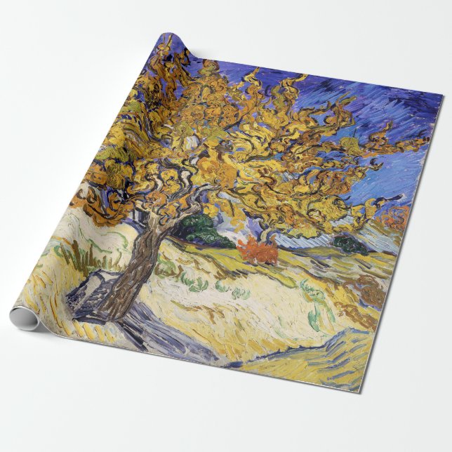Papel De Regalo Vincent van Gogh - El árbol de las moras (Desenrollado)