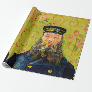 Papel De Regalo Vincent Van Gogh El cartero Joseph Roulin