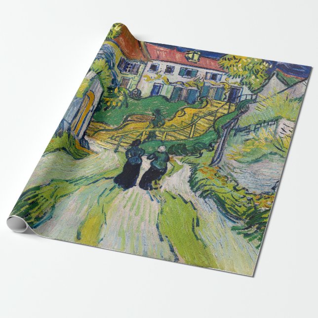 Papel De Regalo Vincent van Gogh - Escalera en Auvers (Desenrollado)