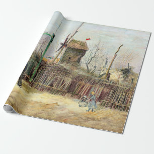 Papel De Regalo Vincent van Gogh - Escena callejera en Montmartre