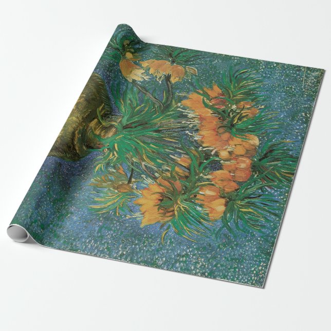 Papel De Regalo Vincent van Gogh - Fritillaries en una vesícula de (Desenrollado)
