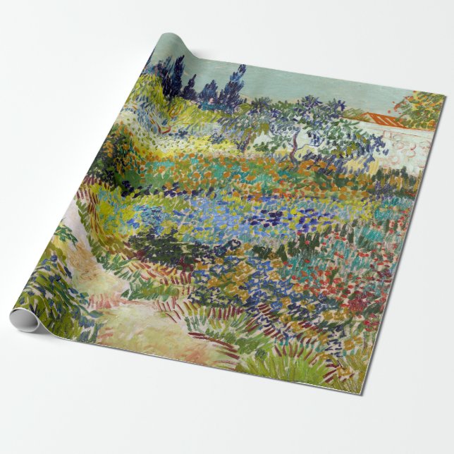 Papel De Regalo Vincent van Gogh Garden (Desenrollado)