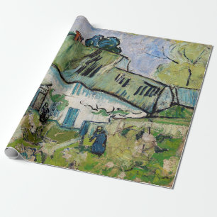 Papel De Regalo Vincent van Gogh - Granja con Dos Figuras