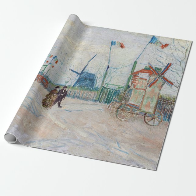 Papel De Regalo Vincent van Gogh - Impasse des Deux Freres (Desenrollado)