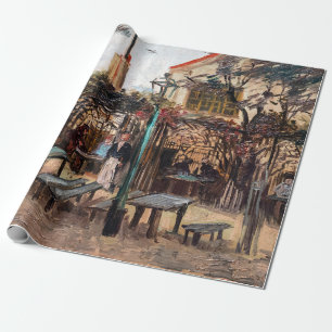 Papel De Regalo Vincent Van Gogh - La Guinguette en Montmartre