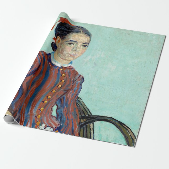 Papel De Regalo Vincent van Gogh - La Mousme (Desenrollado)
