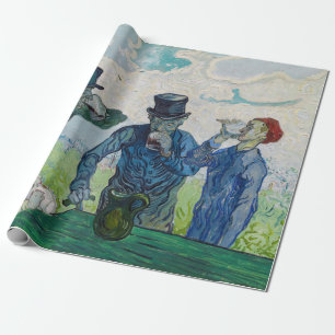 Papel De Regalo Vincent van Gogh - Los bebedores, según Daumier