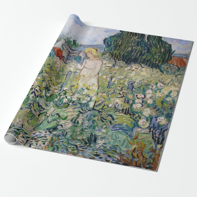 Papel De Regalo Vincent van Gogh - Miss Gachet en su jardín (Desenrollado)