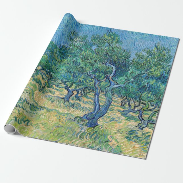 Papel De Regalo Vincent van Gogh - Olive Grove (Desenrollado)